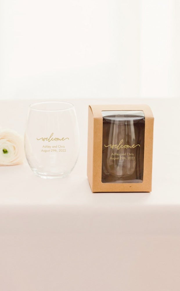 Category Slider - Glassware Favor Boxes