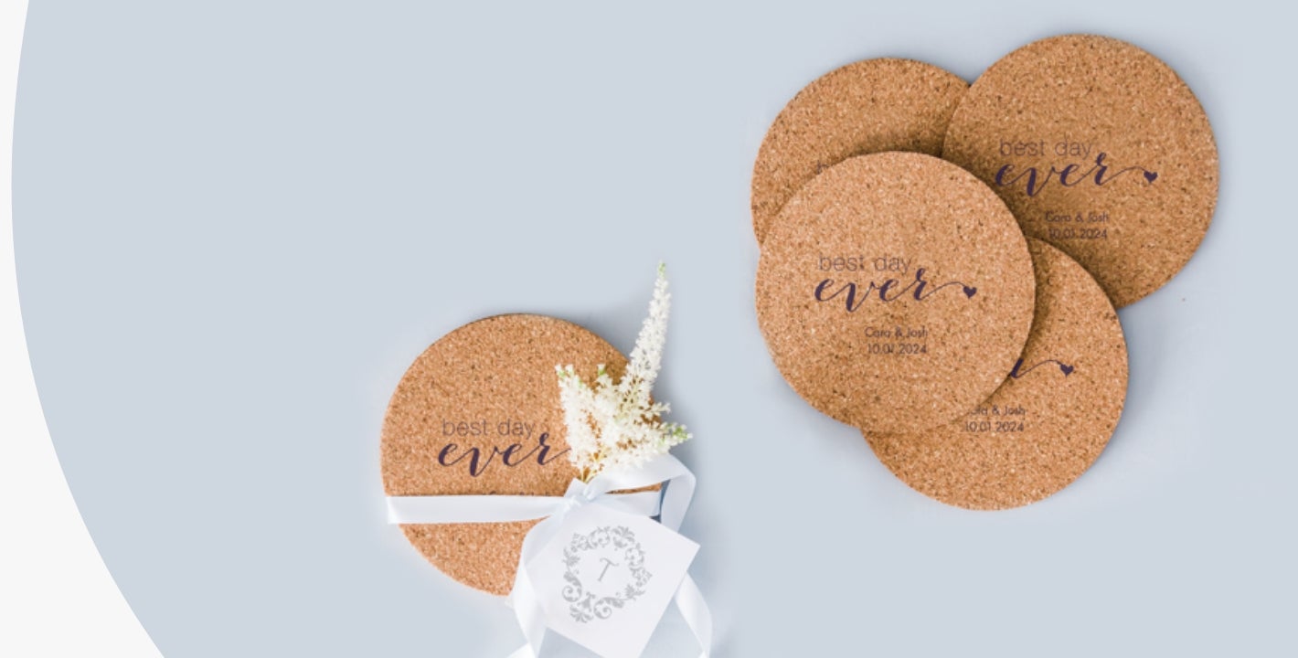 Round Cork Coasters