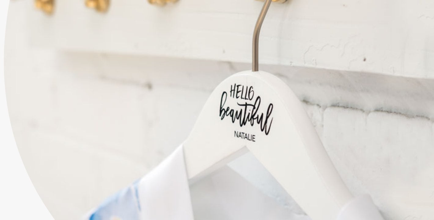 Landing Page - Personalized Wooden Wedding Hangers