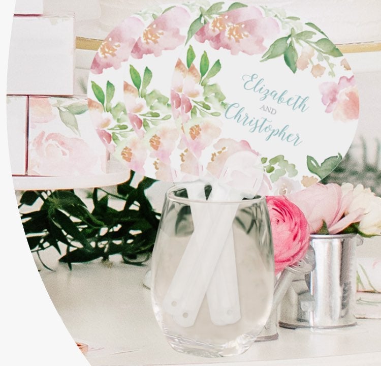 Landing Page - Bridal Shower Hand Fans