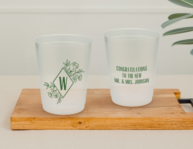 Shop Personalized Frosted Plastic Cups